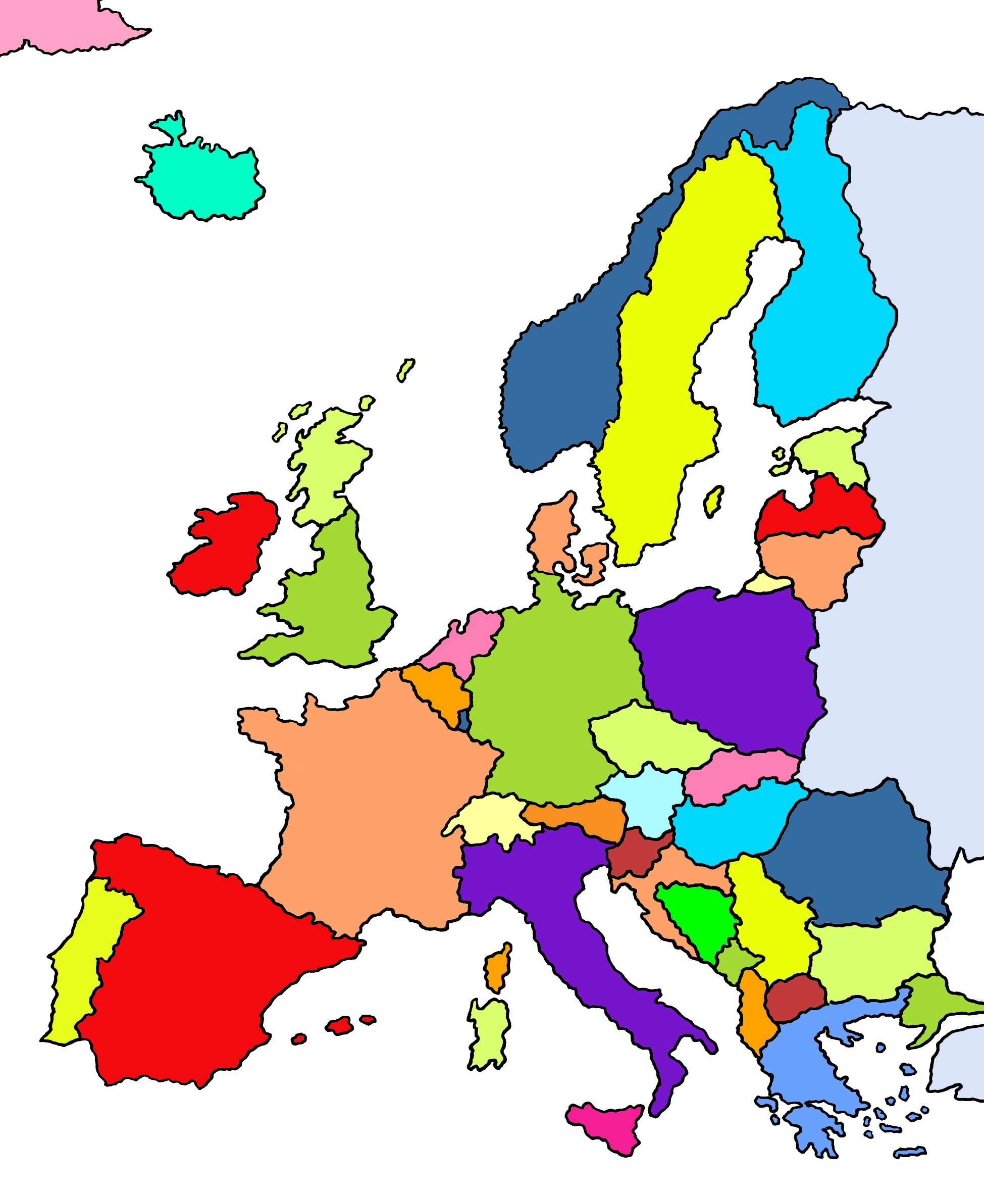 Illustration von Europa